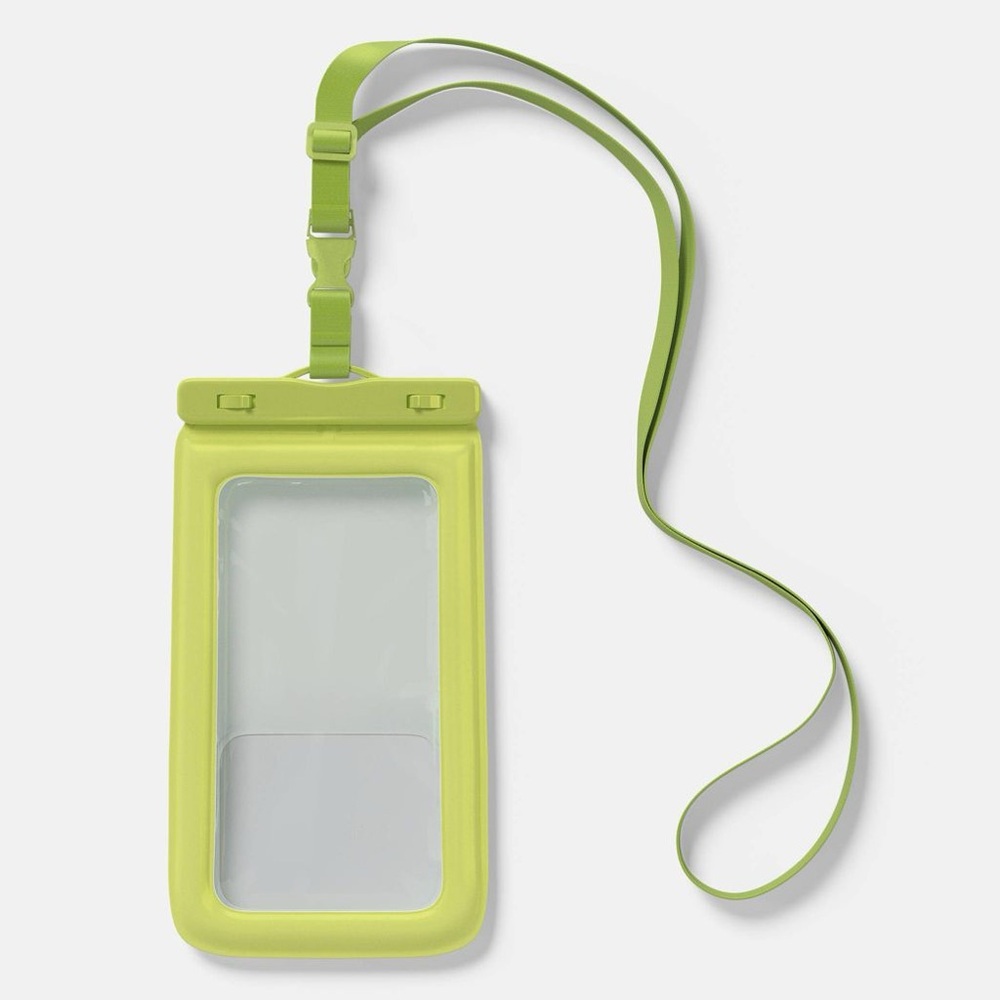 NWT heyday™ Waterproof Phone Pouch w/ Lanyard – Pastel Lime